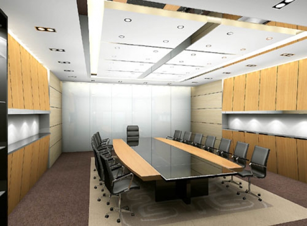 Lợi ích của kính màu trí trong thiết kế phòng họp