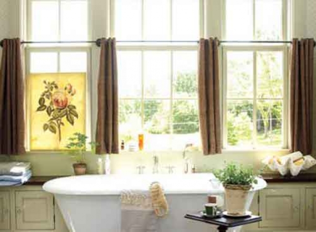 Bí quyết nhỏ giúp cho cửa sổ phòng tắm thêm đẹp hơn