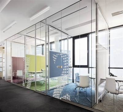 Vách ngăn văn phòng bằng kính đẹp