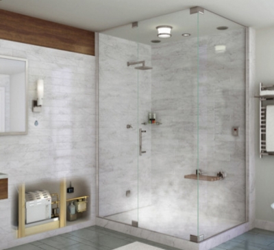 Vách ngăn phòng tắm bằng kính thêm phần tiện nghi