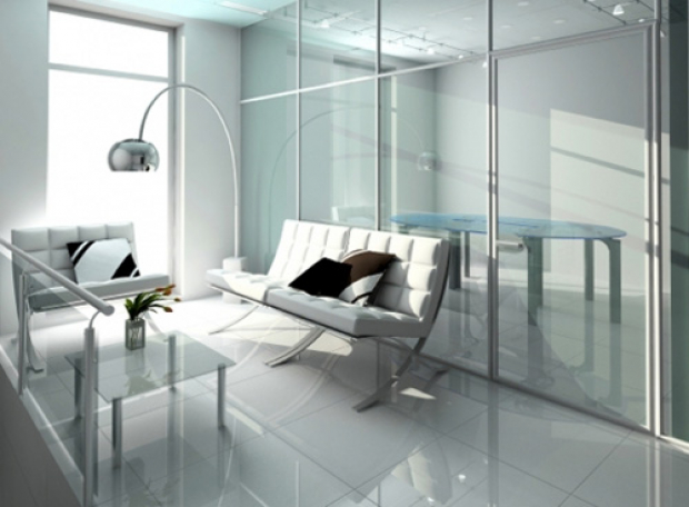 Thi công lắp đặt vách kính cường lực ở Tp. HCM